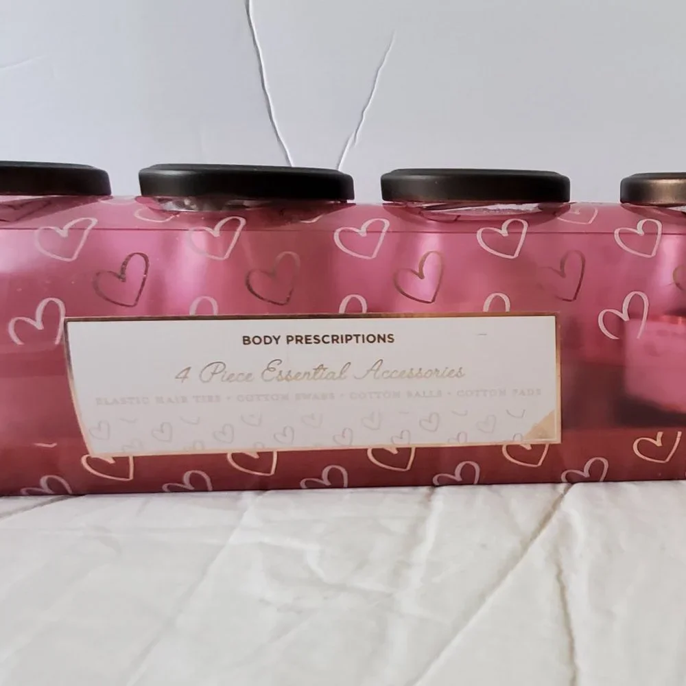 Four Jar Cosmetic Vanity Set